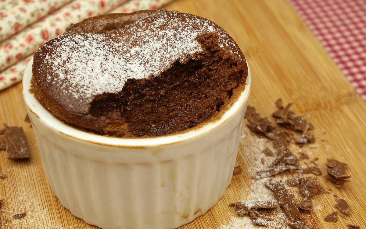 Foto da receita Como fazer Suflê de Chocolate