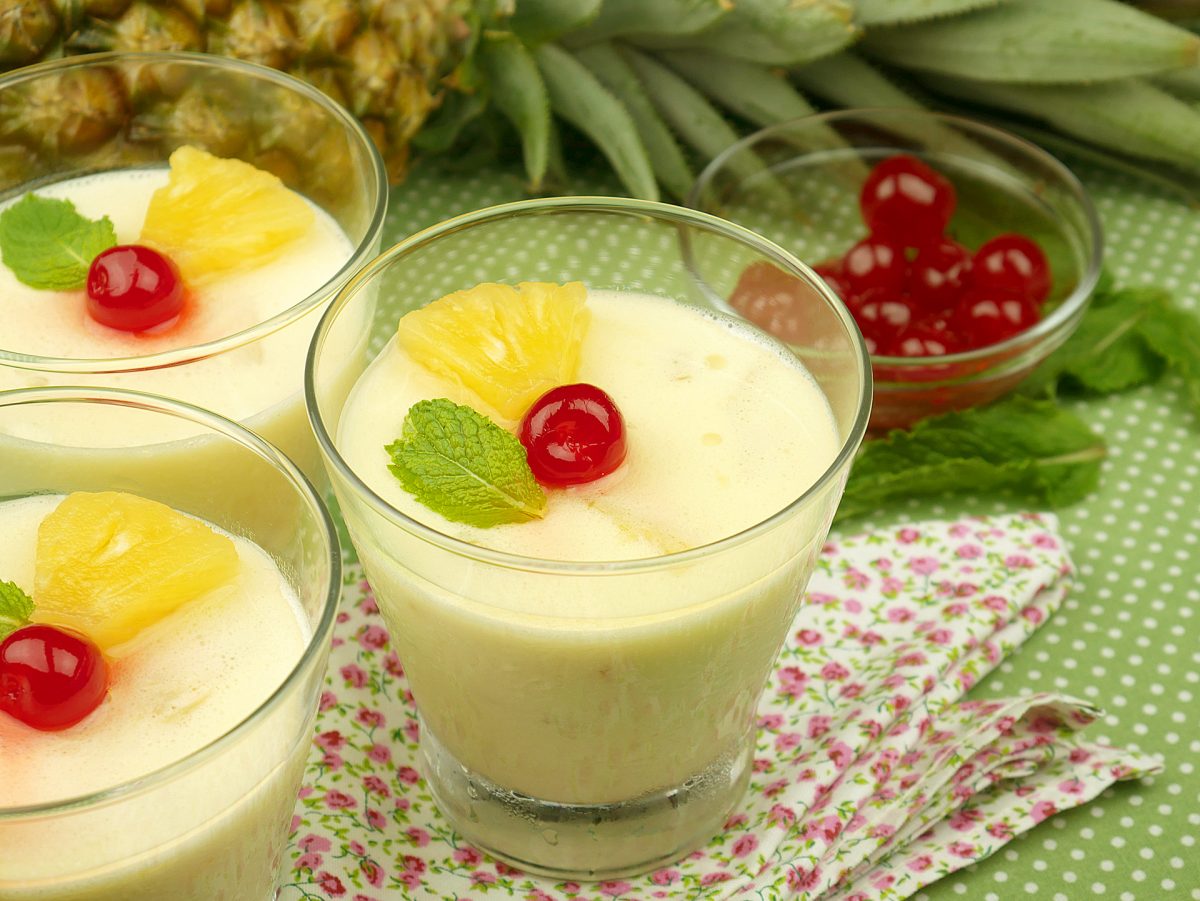 Foto da receita Como fazer Gelado de Abacaxi