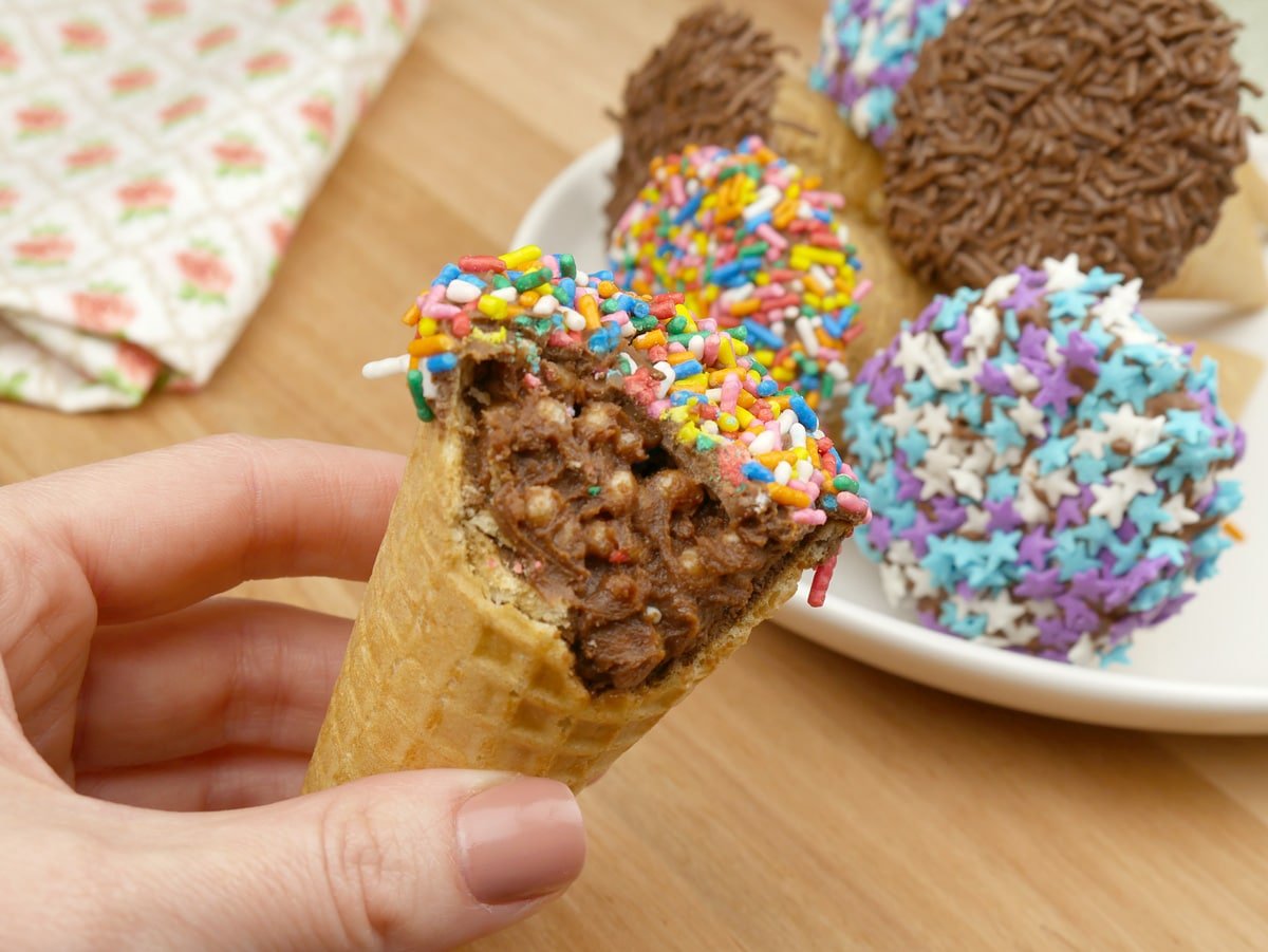 Foto da receita Como fazer Cone Trufado