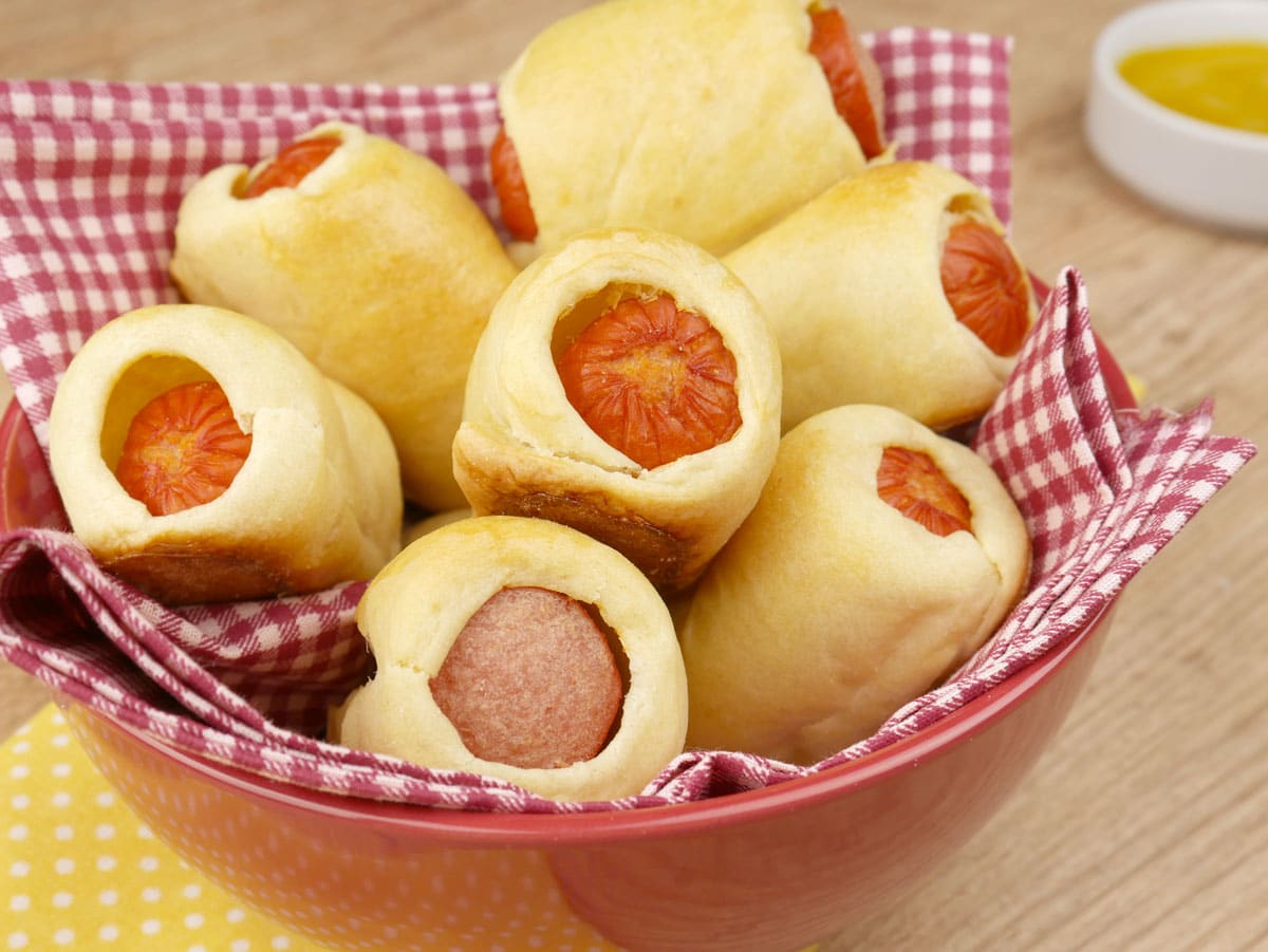 Foto da receita Como fazer Enroladinho de Salsicha