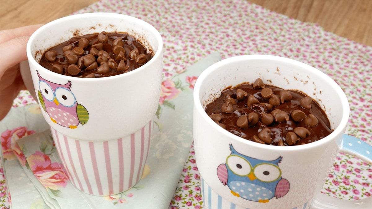 Foto da receita Como Fazer Bolo de Caneca de Chocolate