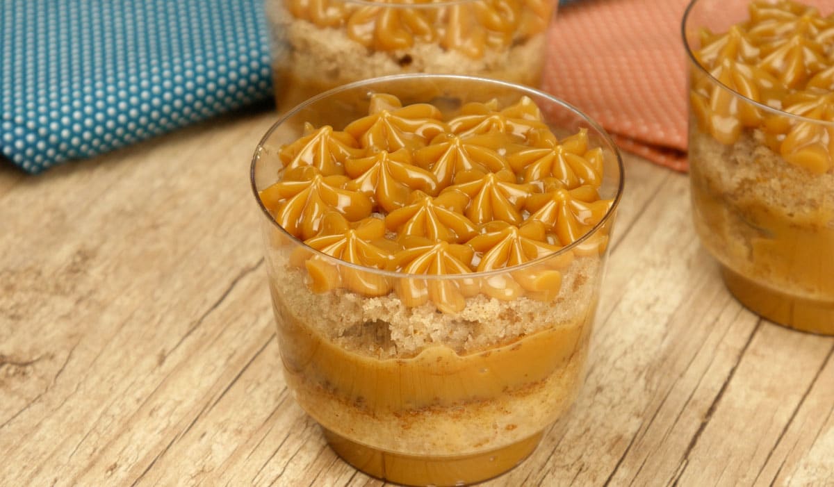 Foto da receita Como fazer Bolo no Pote de Churros