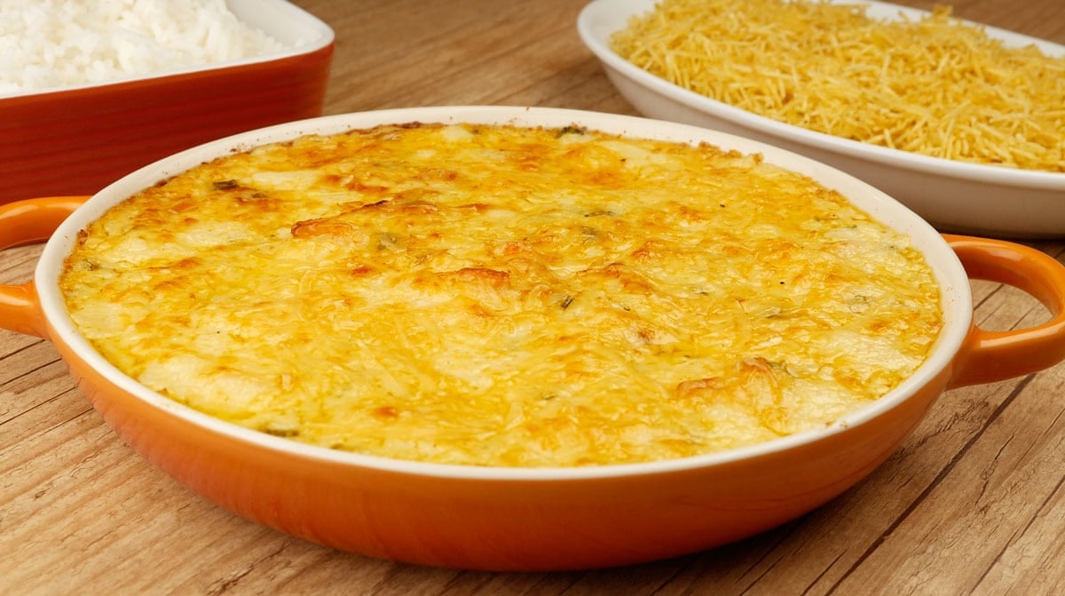 Foto da receita Como fazer Camarão Cremoso Gratinado