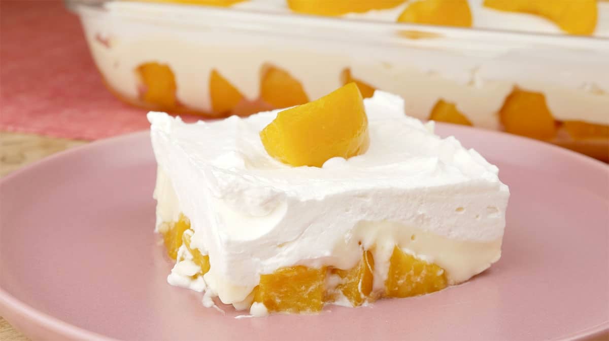 Foto da receita Como fazer Pavê de Pêssego