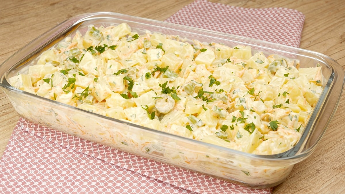 Foto da receita Como fazer Salada de Maionese