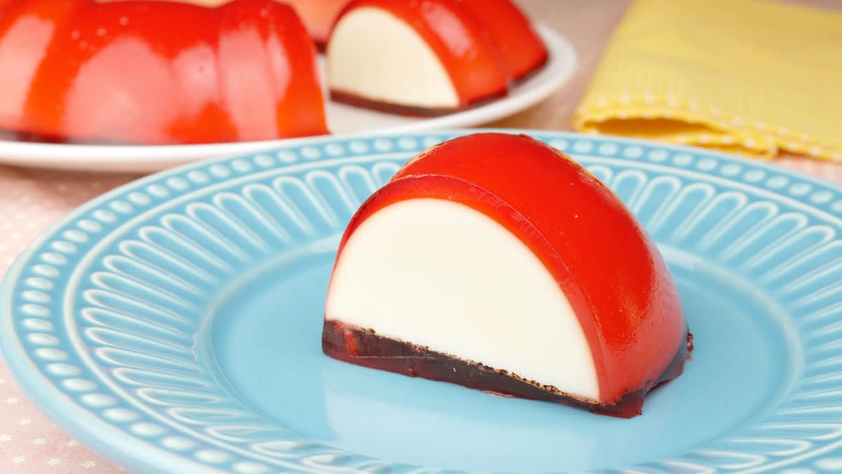 Foto da receita Como fazer Gelatina Recheada