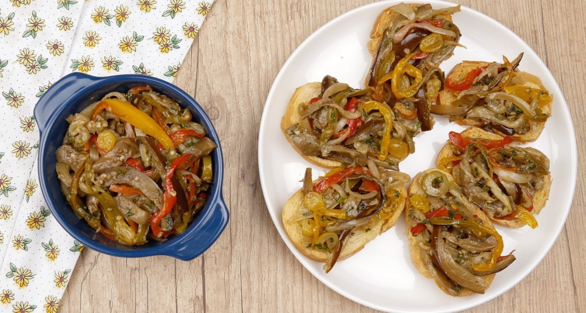 Foto da receita Como Fazer Caponata de berinjela