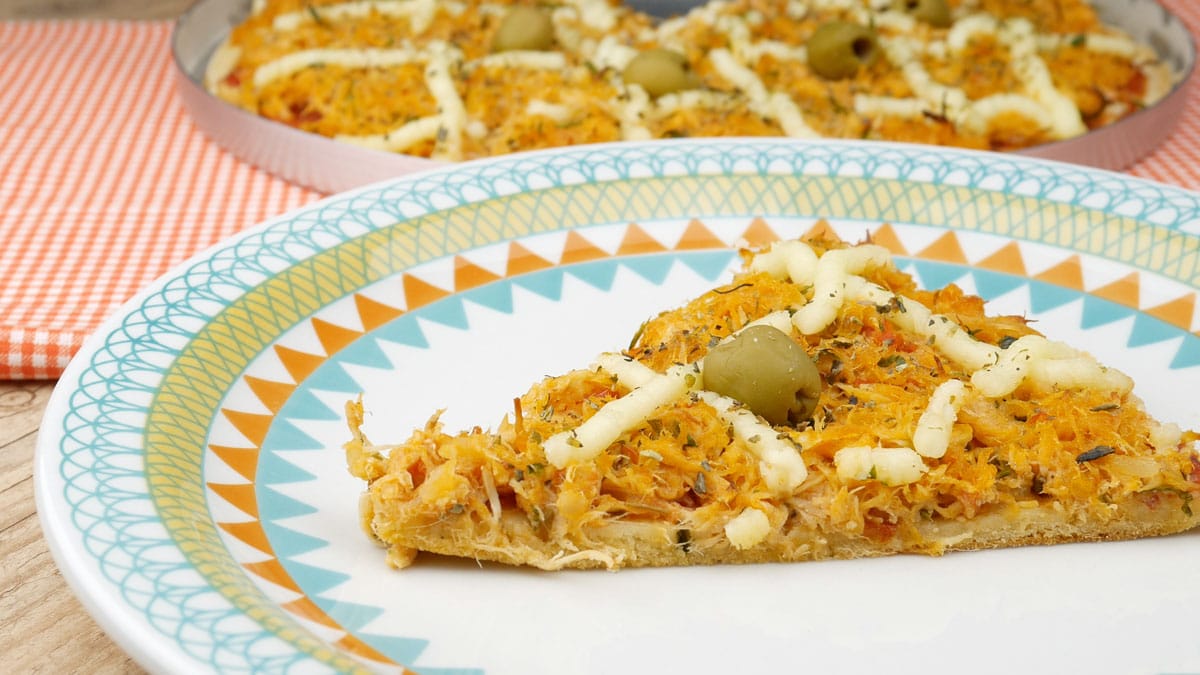 Foto da receita Como fazer Pizza de Liquidificador Rápida e Fácil