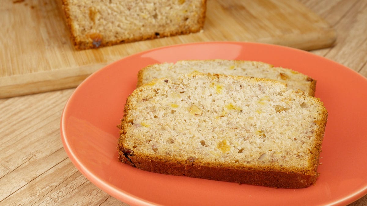 Foto da receita Como fazer Bolo Fit com castanha, banana, sem glúten e sem lactose