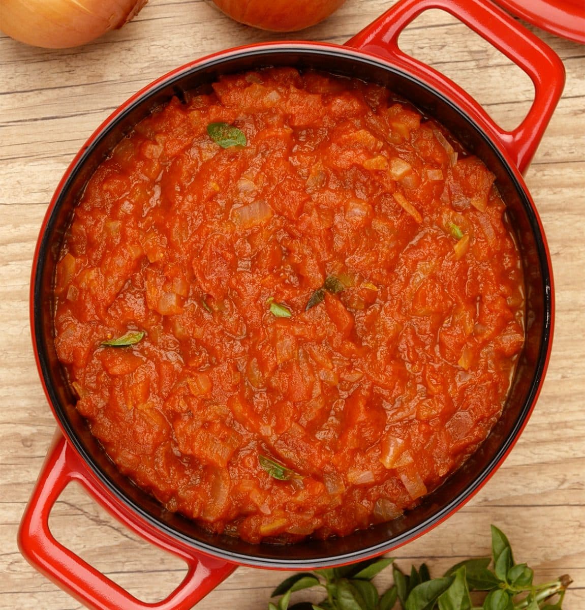 Foto da receita Como fazer Molho de Tomate Rústico