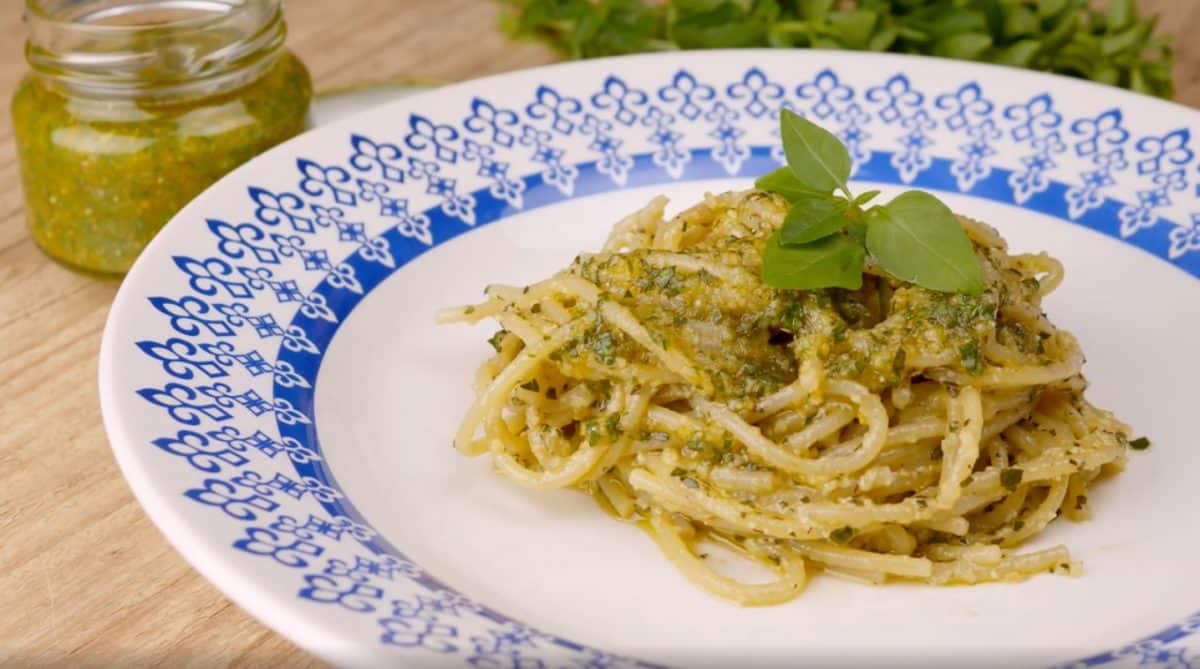 Foto da receita Como fazer Molho Pesto