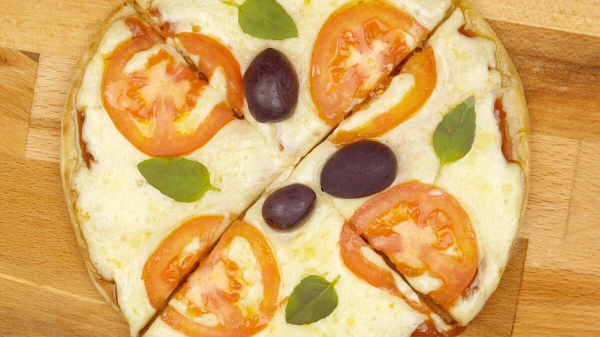 Foto da receita Como fazer Pizza de Frigideira Rápida e Fácil