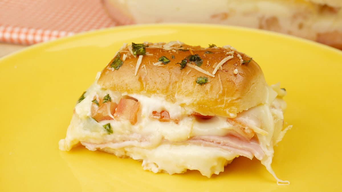 Foto da receita Como fazer Lanche de Bisnaguinha no Forno