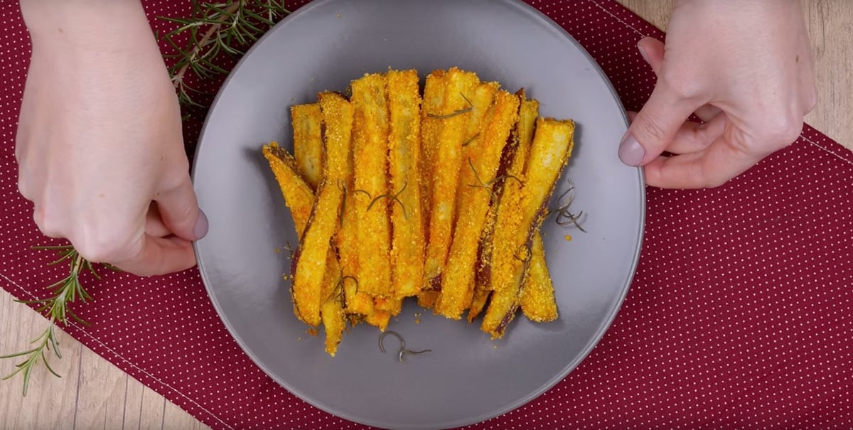 Foto da receita Como Fazer Batata Doce em Palitos