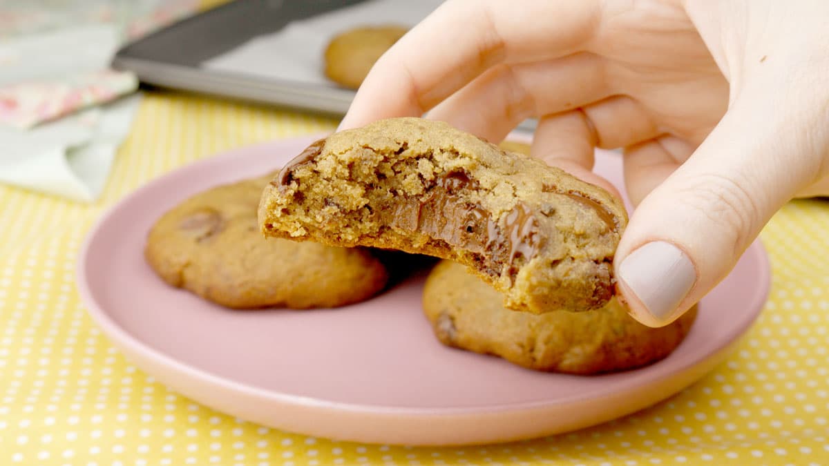 Foto da receita Como fazer Cookies Recheado com Nutella