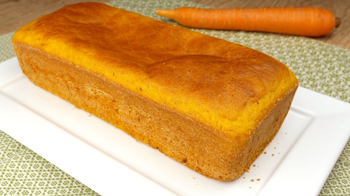 Foto da receita Como fazer Pão de Cenoura sem sova