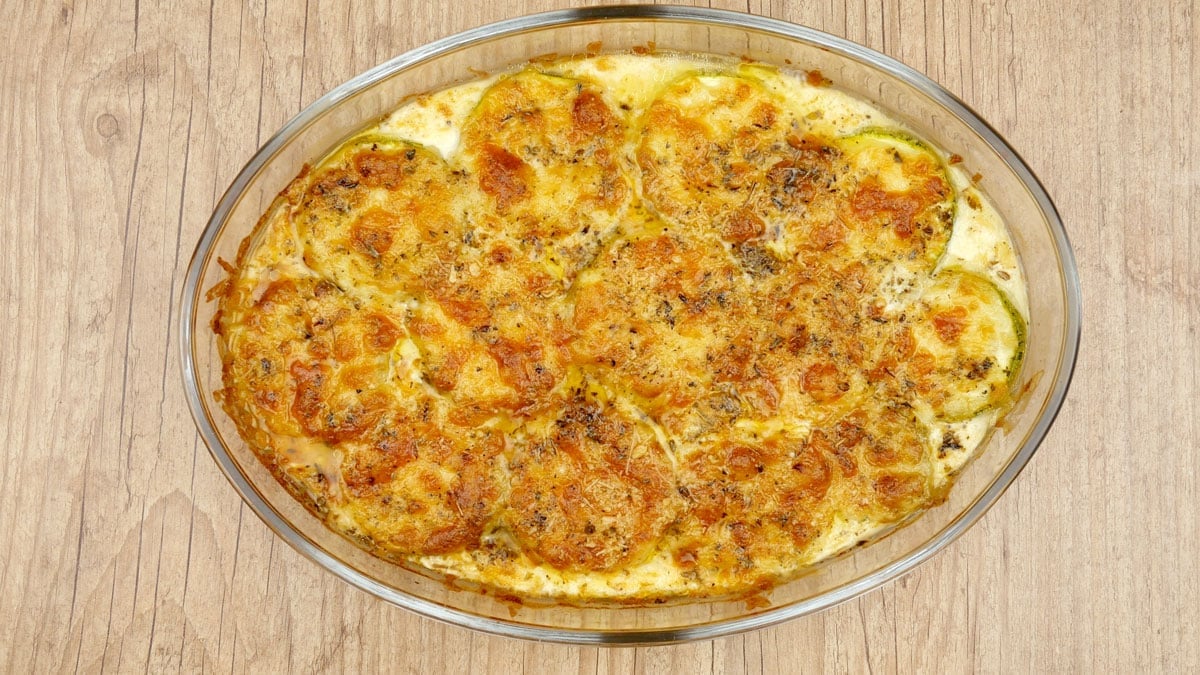 Foto da receita Como fazer Abobrinha Gratinada