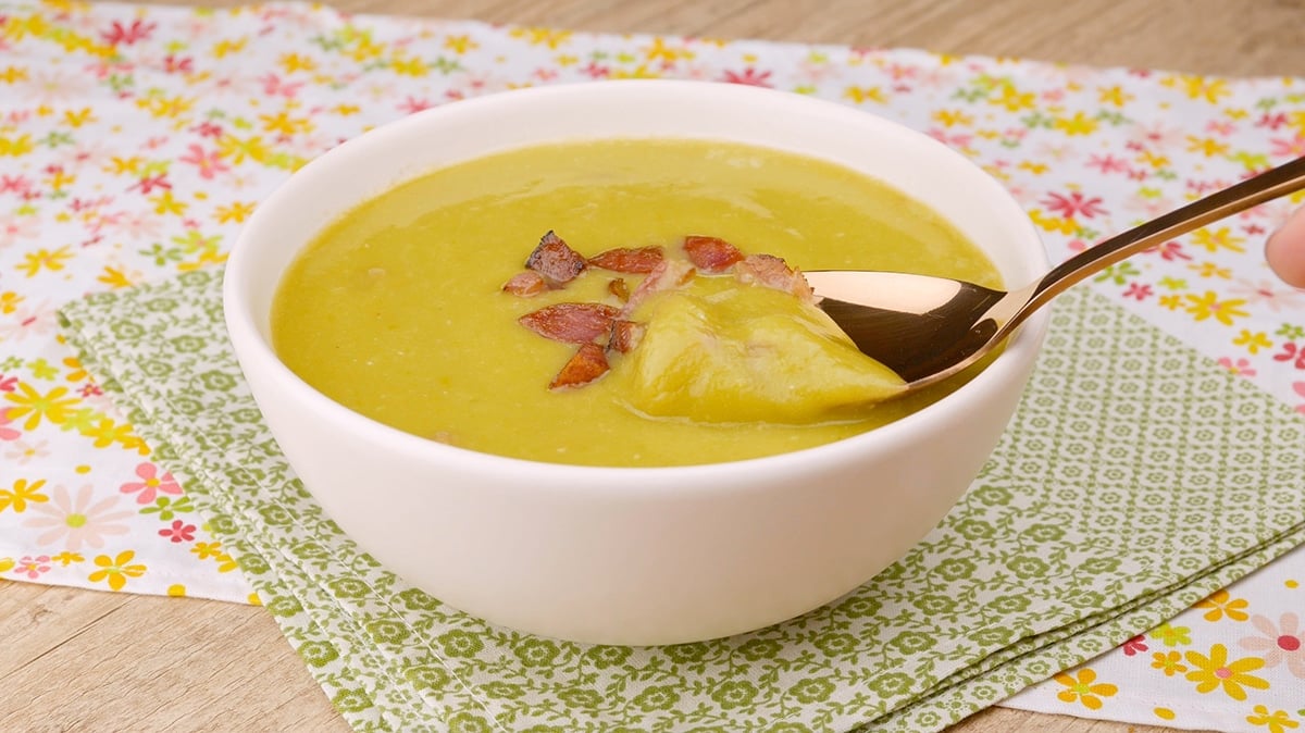 Foto da receita Como fazer Sopa de Ervilha Fácil
