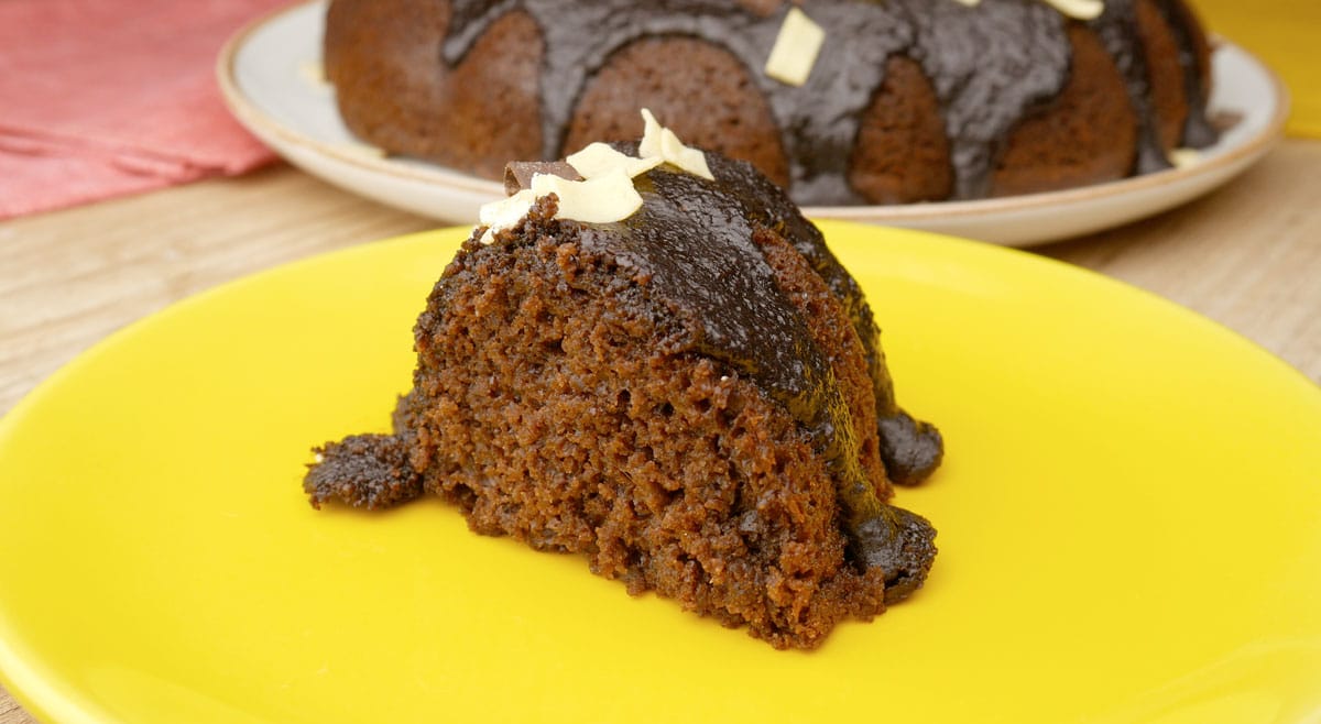 Foto da receita Como fazer Bolo de Chocolate sem Ovo Super Fofinho