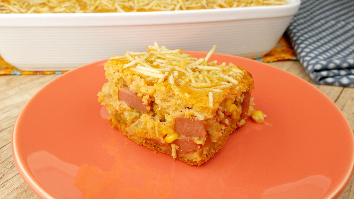 Foto da receita Como fazer Torta de Cachorro Quente / Hot Dog de Forno