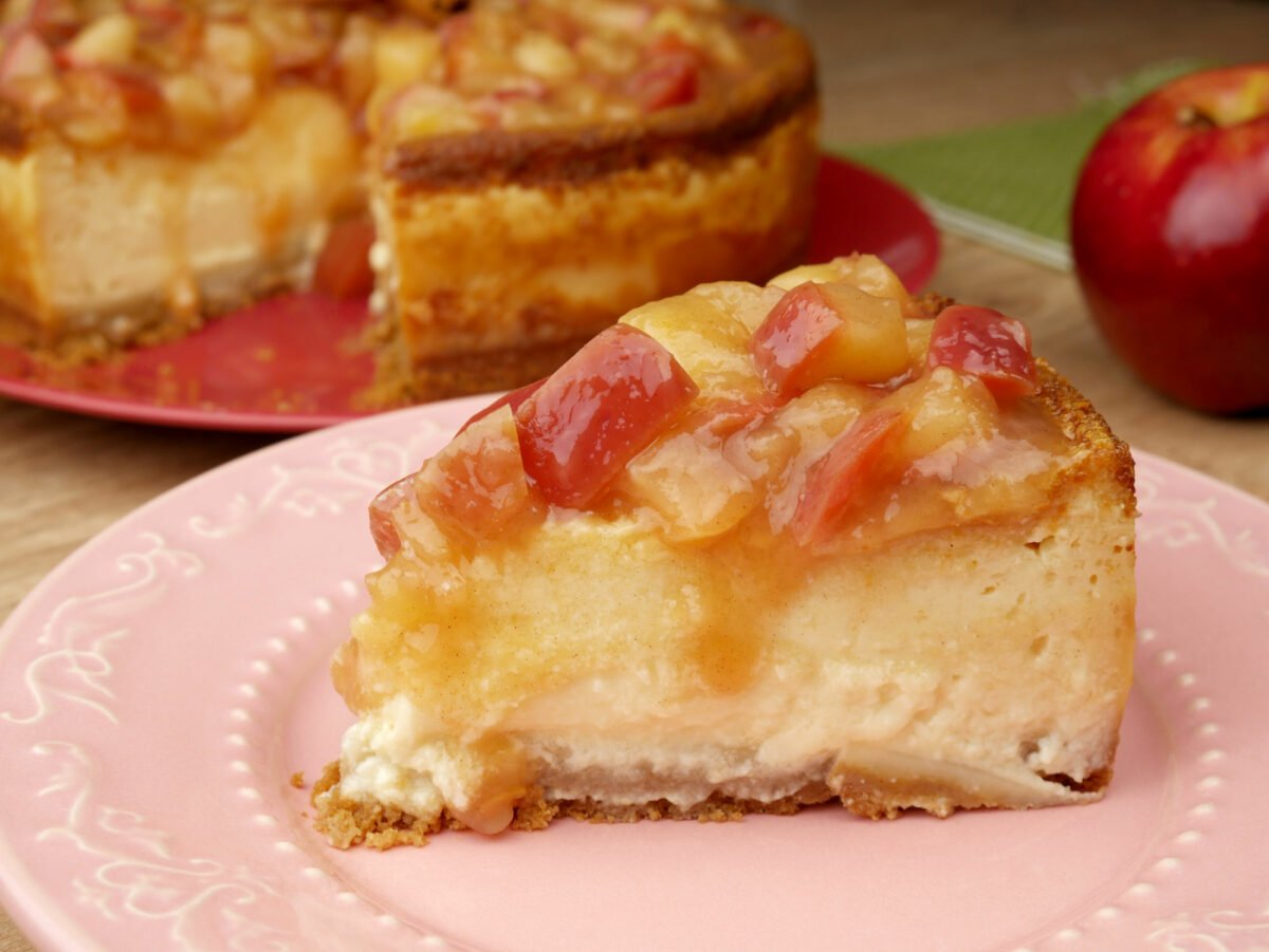Foto da receita Como fazer Cheesecake de Maçã