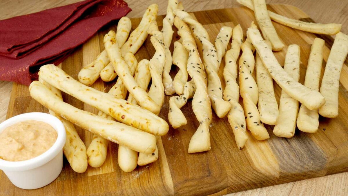 Foto da receita Como fazer Palitinhos Crocantes ou Grissini