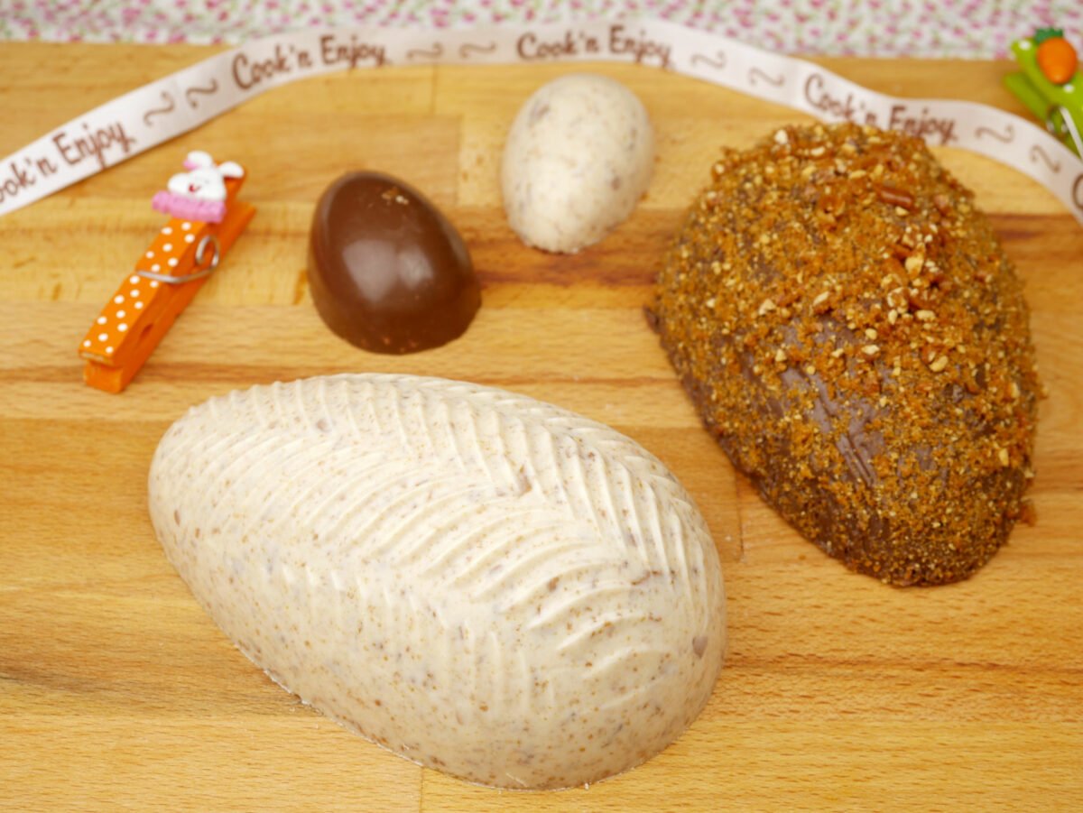 Foto da receita Como fazer Ovo de Páscoa Crocante de 2 Maneiras - Apenas 4 Ingredientes