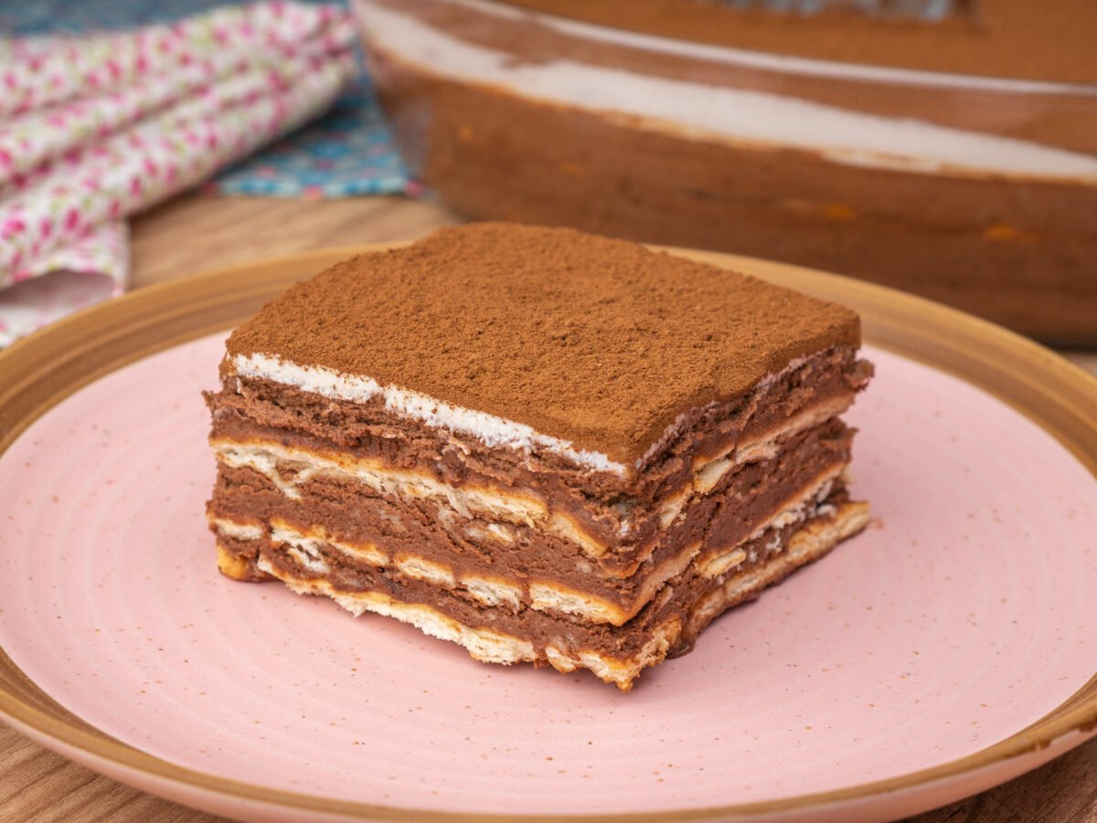 Foto da receita Como fazer Pavê Mousse de Chocolate