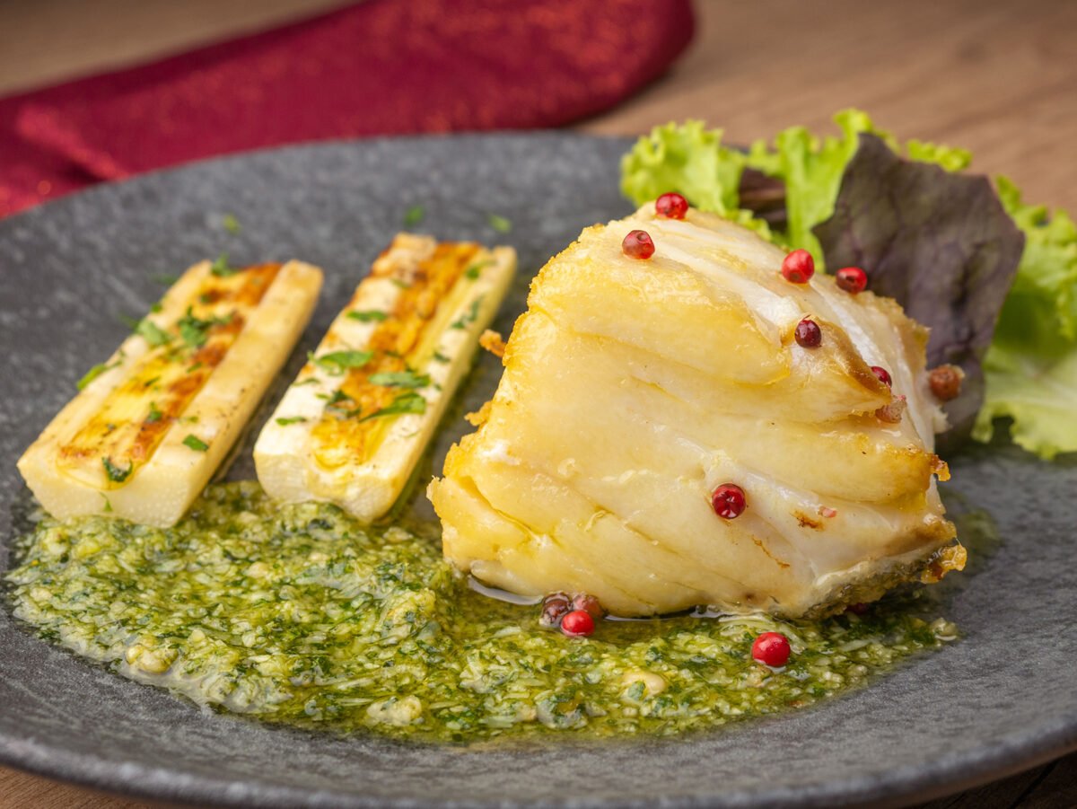 Foto da receita Como fazer Bacalhau com Pupunha