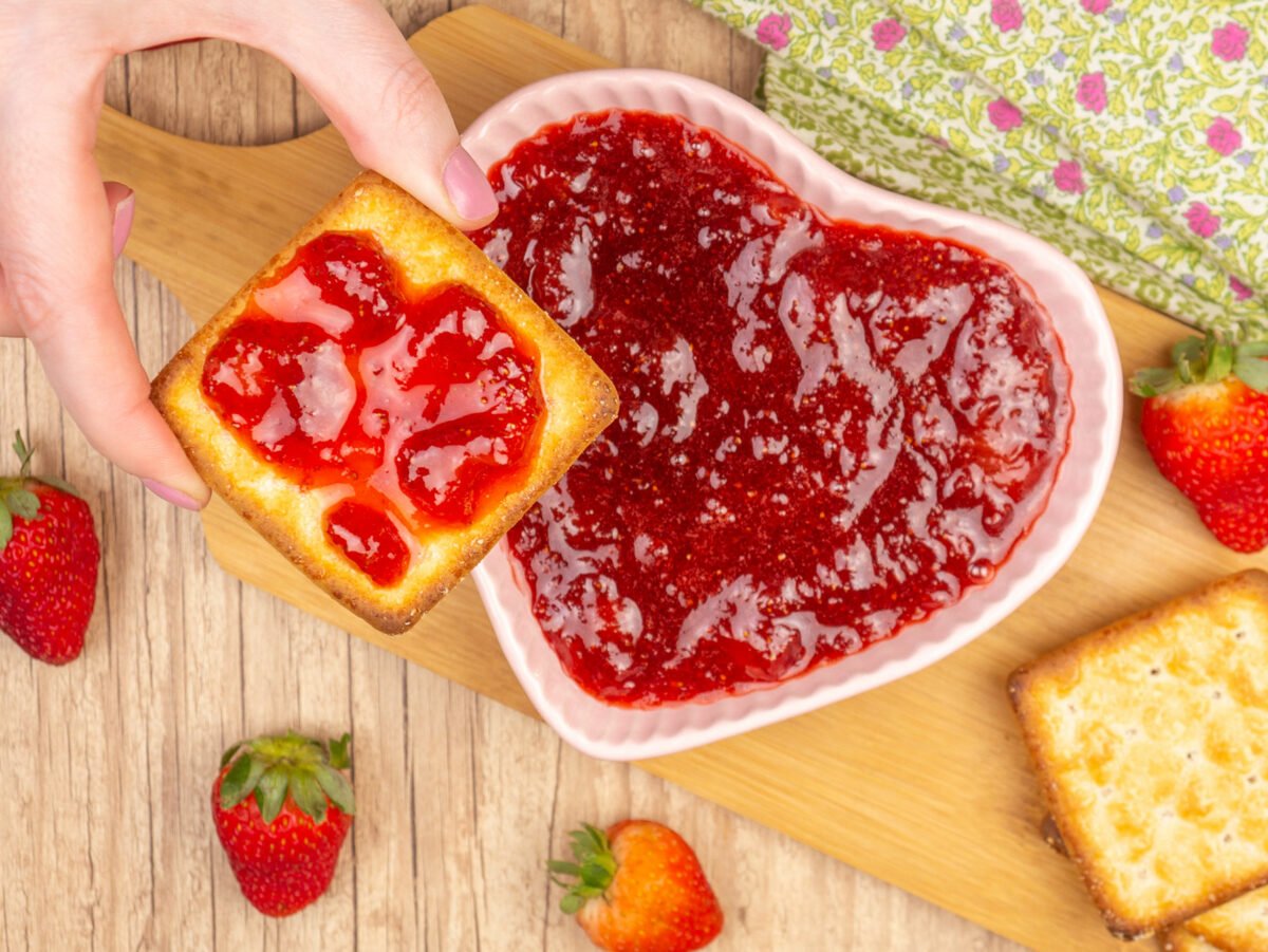 Foto da receita Como fazer Geleia de Morango