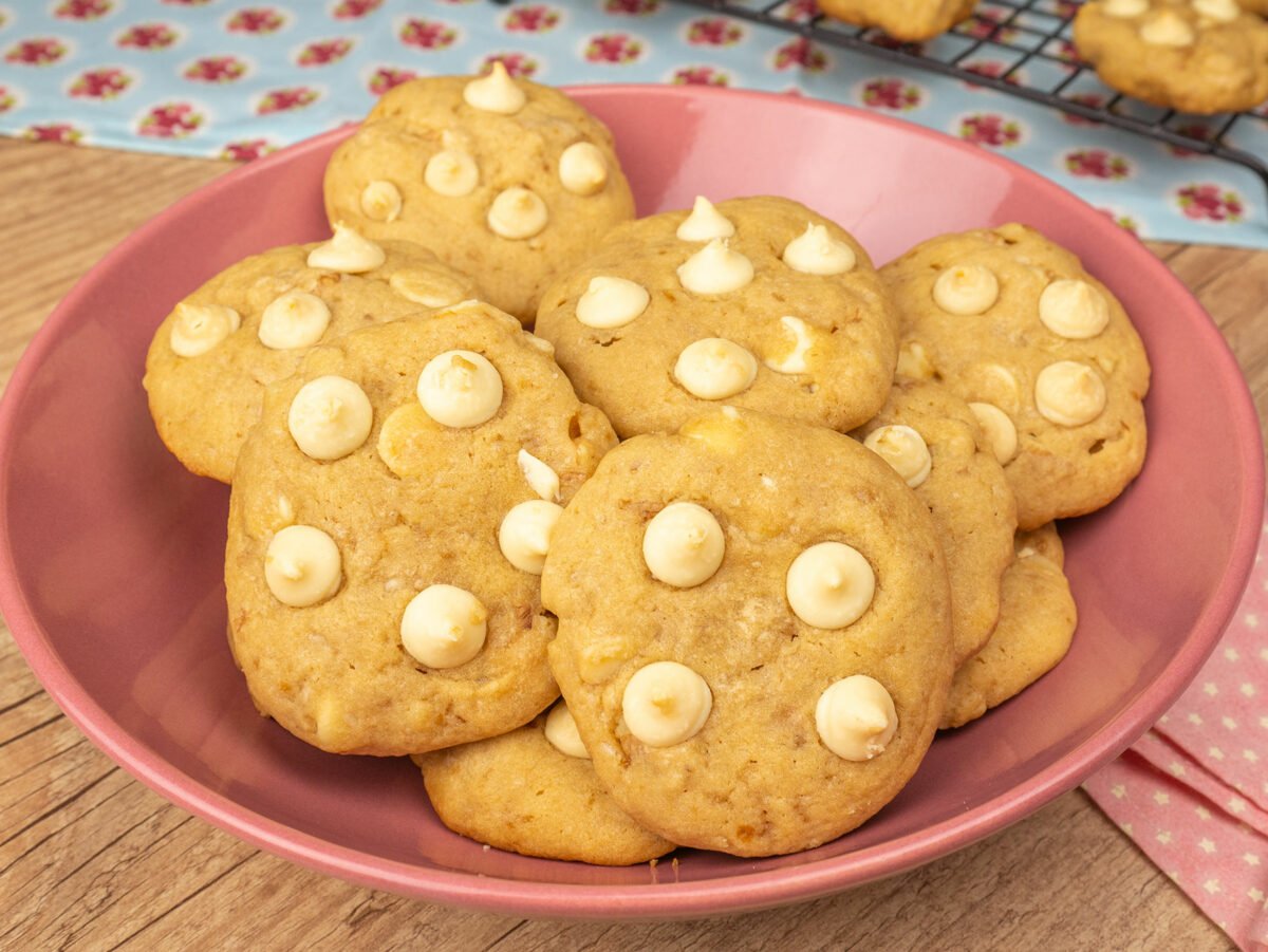 Foto da receita Como fazer Cookies de Chocolate Branco