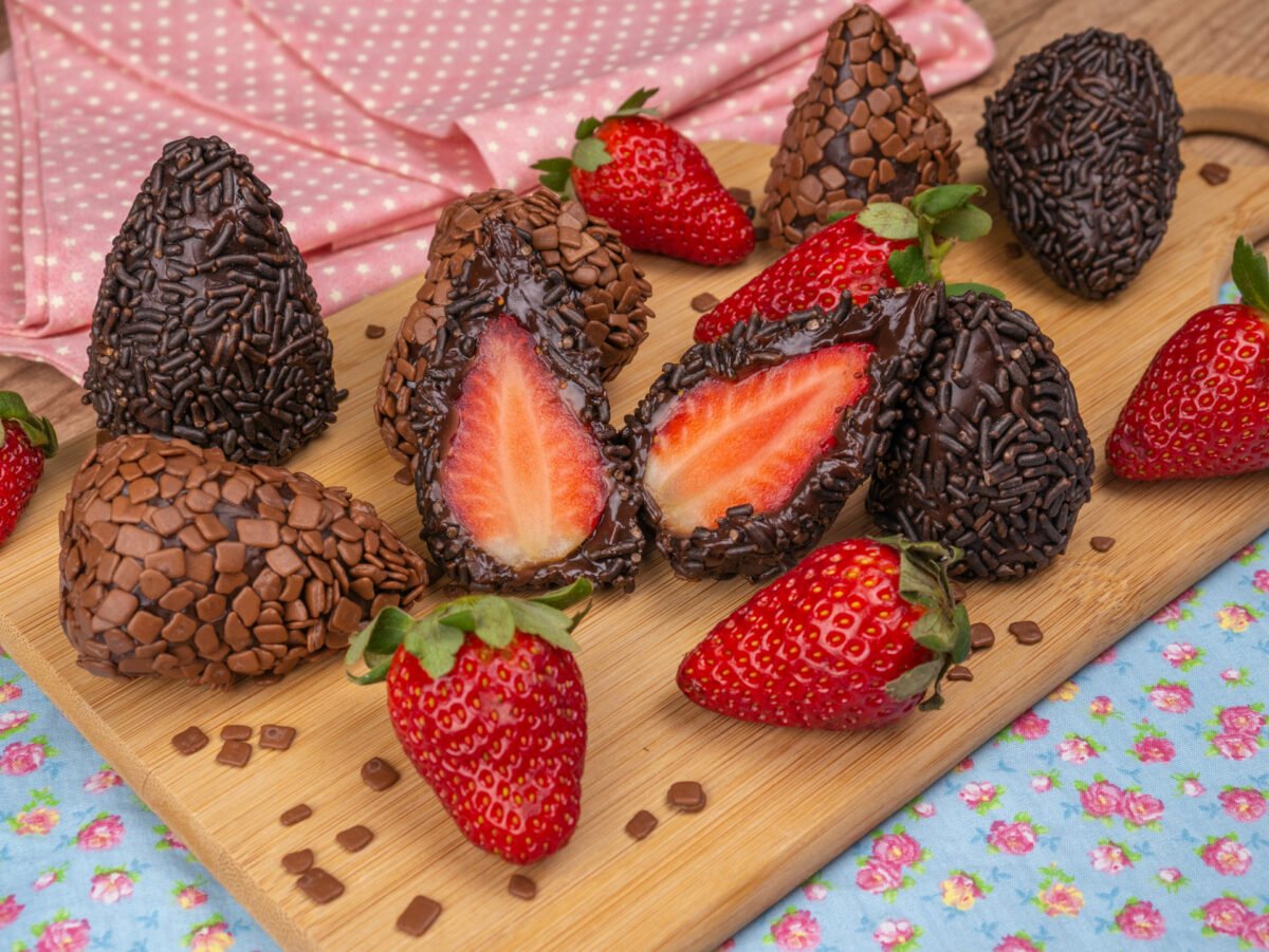 Foto da receita Como fazer Coxinha de Morango