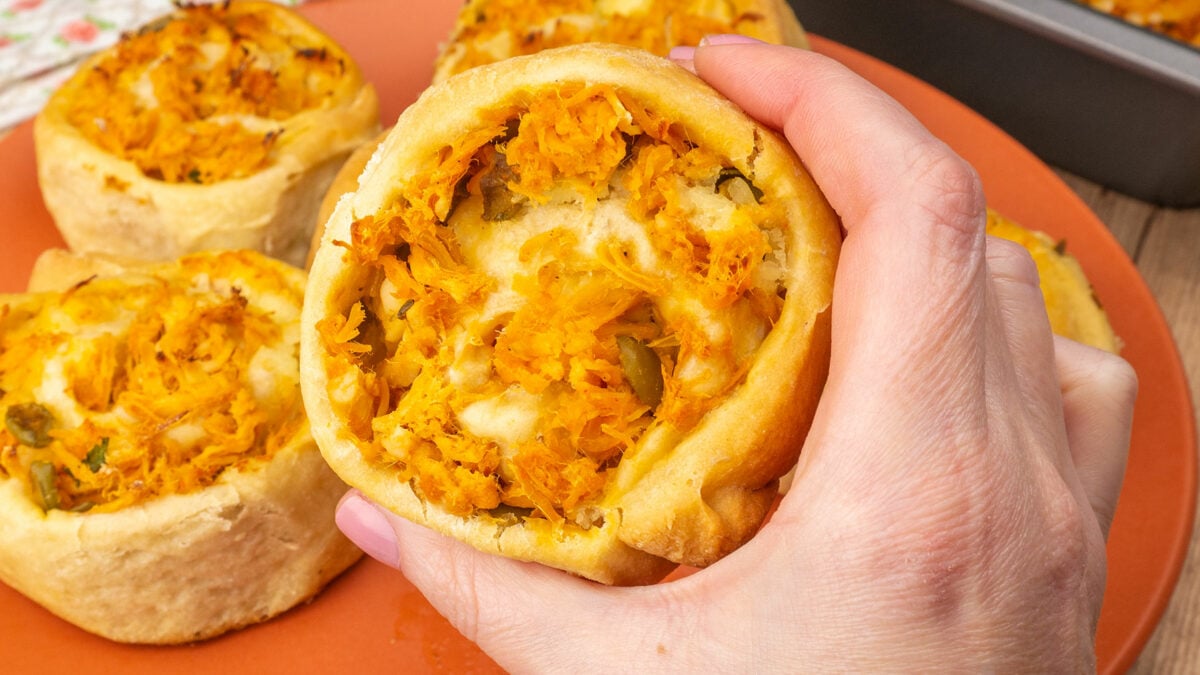 Foto da receita Como fazer Pão de Frango com Catupiry Enroladinho