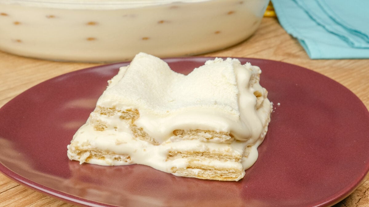 Foto da receita Como fazer Pavê Mousse de Leite Ninho