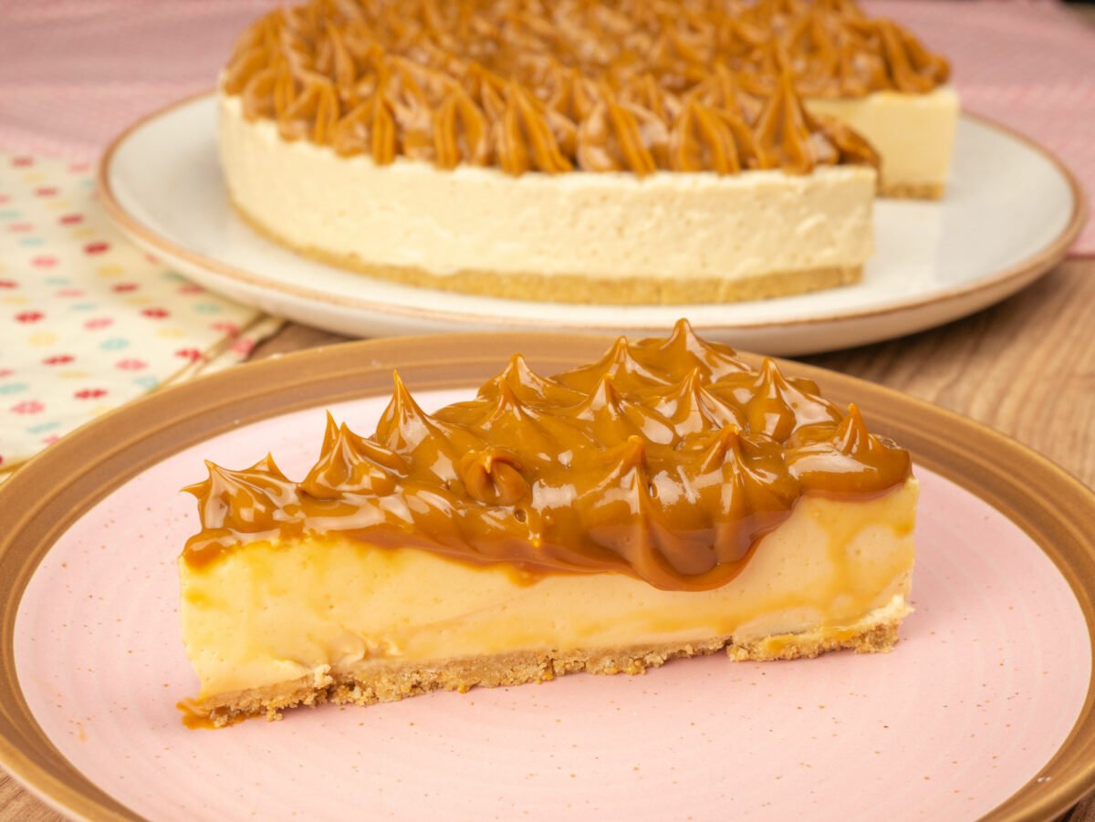 Foto da receita Como fazer Cheesecake de Doce de Leite sem forno