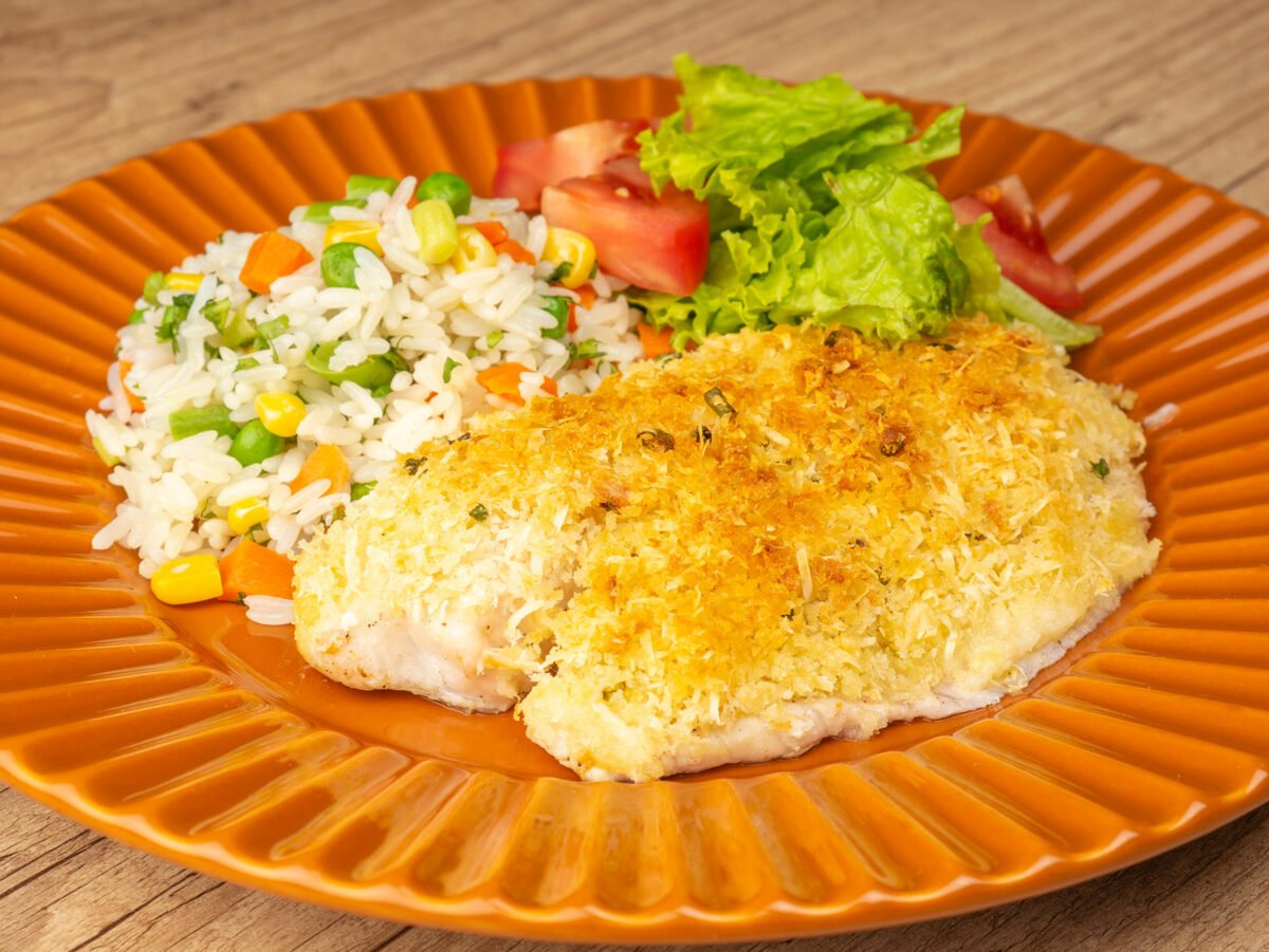 Como fazer Tilápia com Crosta de Parmesão