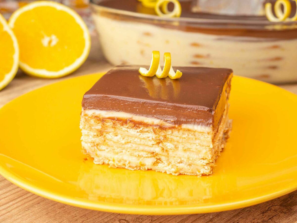 Como fazer Pavê de Laranja com Chocolate