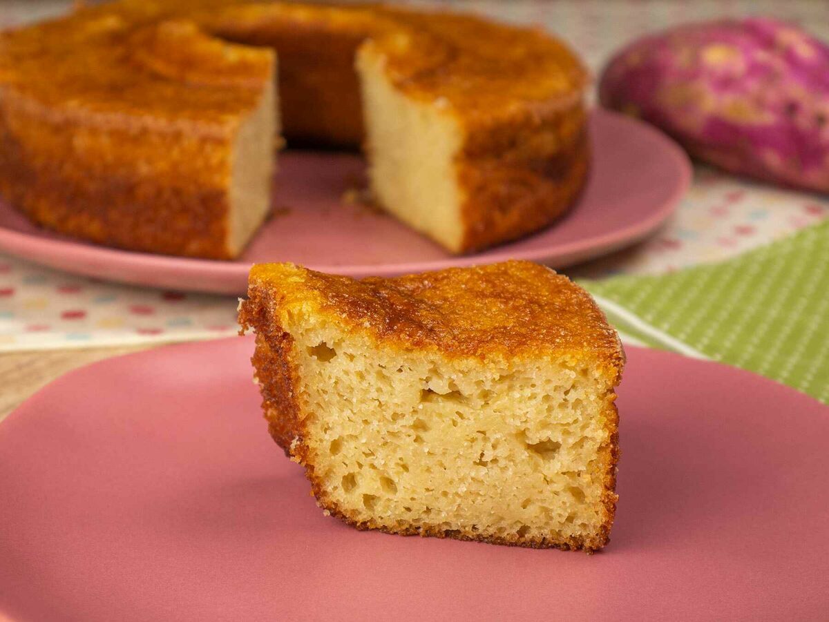 Foto da receita Como fazer Bolo de Batata Doce