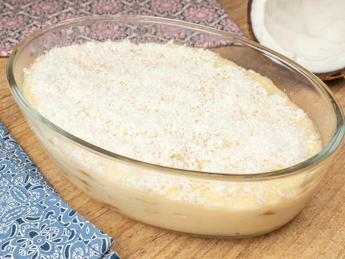 Foto da receita Como fazer Pavê de Coco
