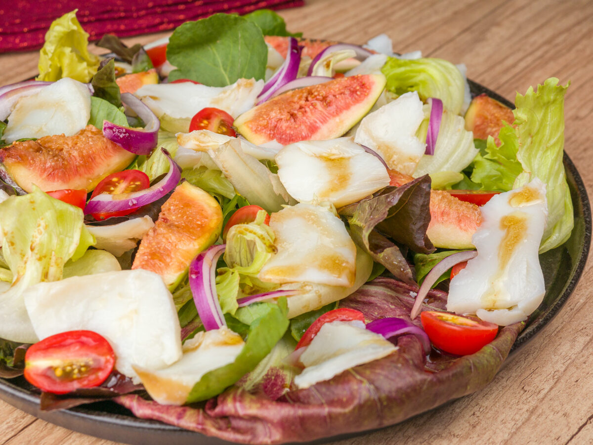Como fazer Salada de Bacalhau com Figos