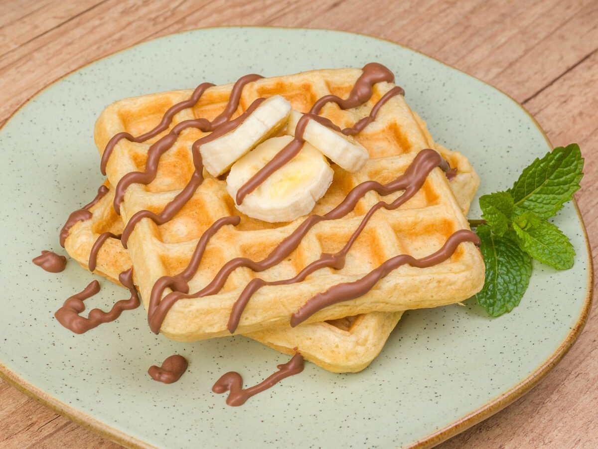 Como fazer Waffle Americano