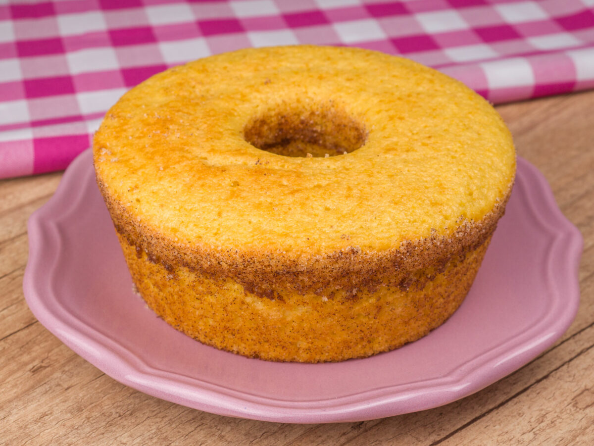 Como fazer Bolo de Fubá na Airfryer com 1 Ovo