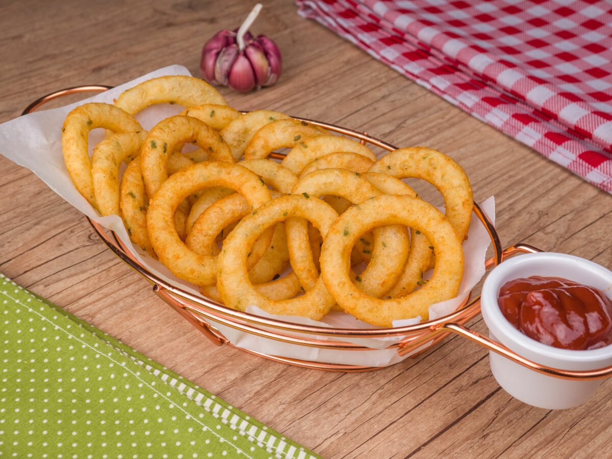 Como fazer Anéis de Batata com Alho e Queijo