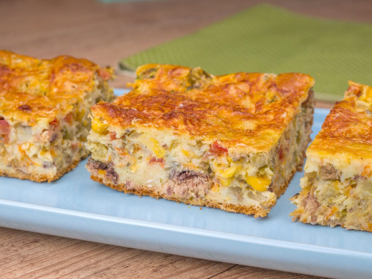 Como fazer Torta de Sardinha de Liquidificador