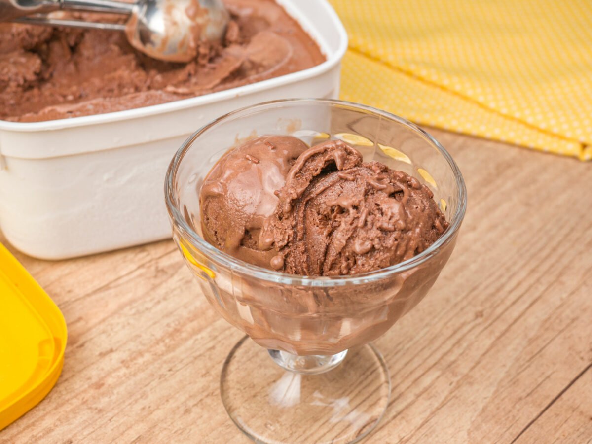 Como fazer Sorvete de Brigadeiro