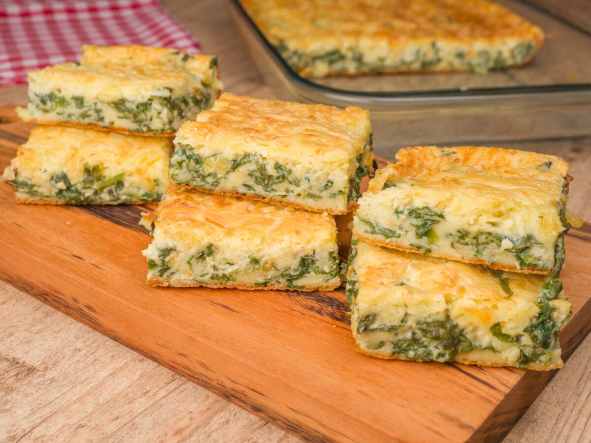Como fazer Torta de Espinafre com Queijo