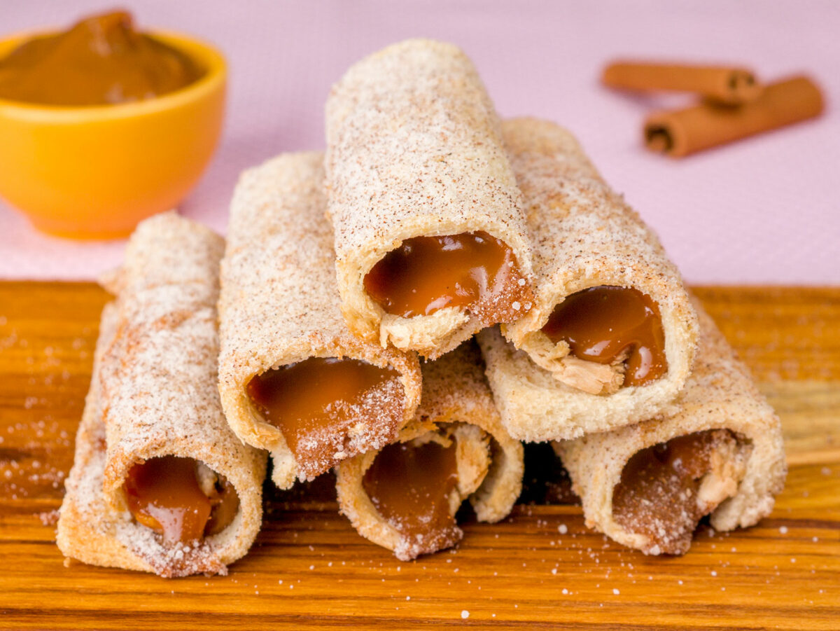 Como fazer Enroladinho de Churros