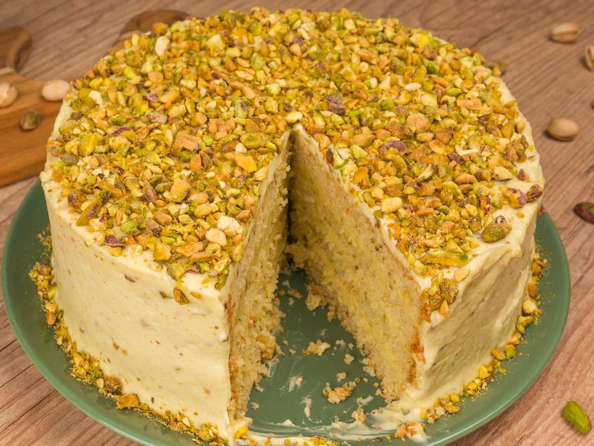Como fazer Bolo de Pistache