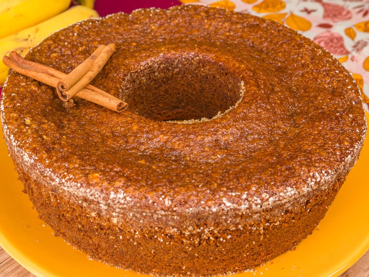 Como fazer Bolo de Banana com Aveia