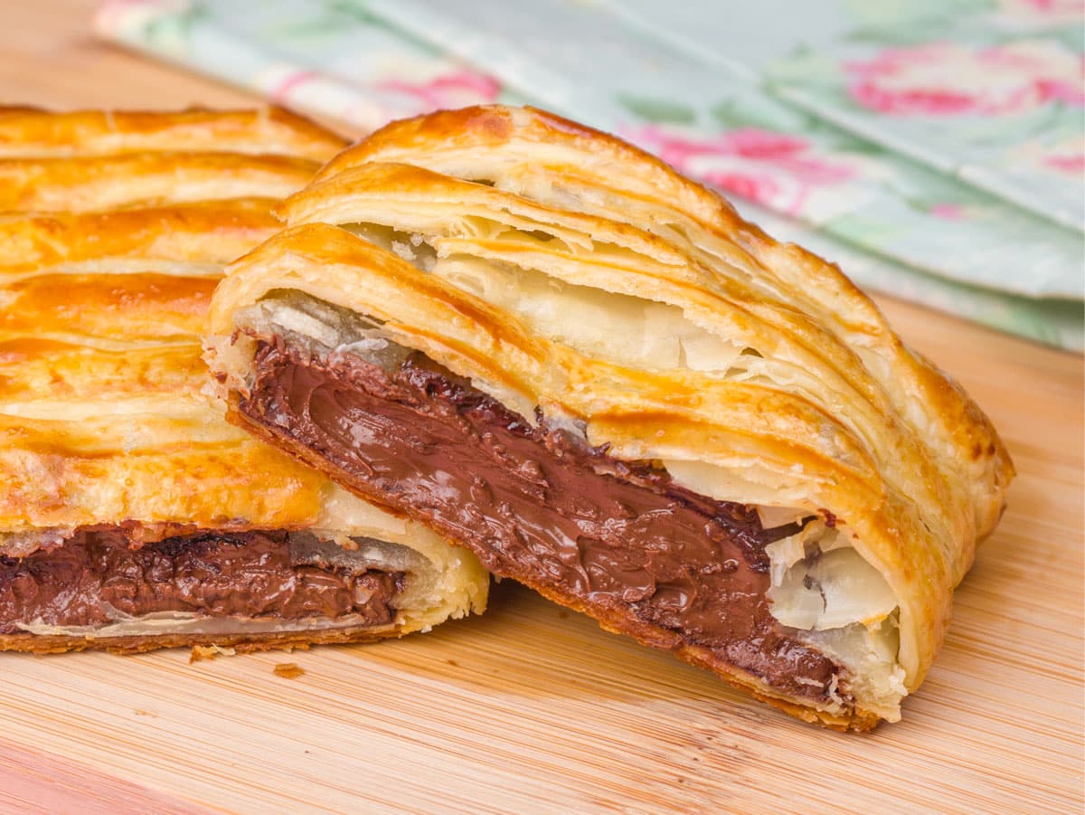 Como fazer Folhado de Chocolate